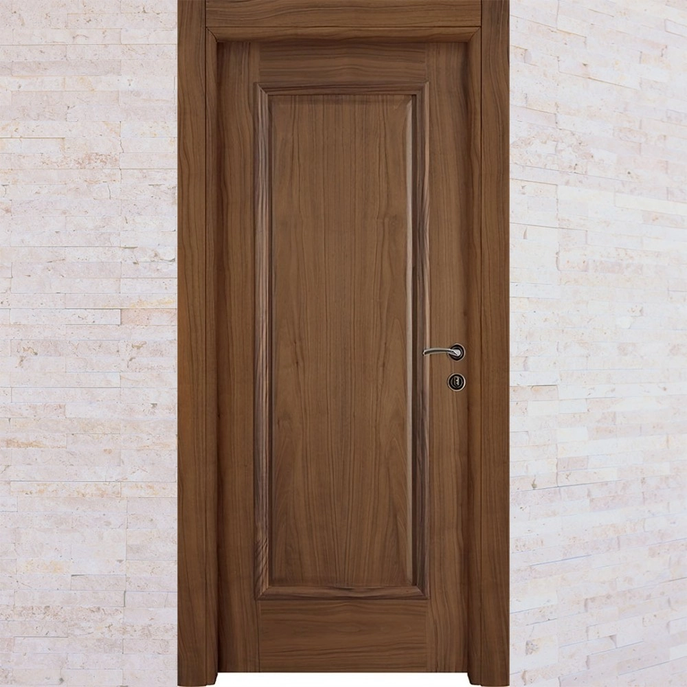 Doğal Ahşap Ceviz Kaplama Oda Kapısı