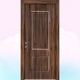 İki Göbekli Melamin Kapı-Ceviz