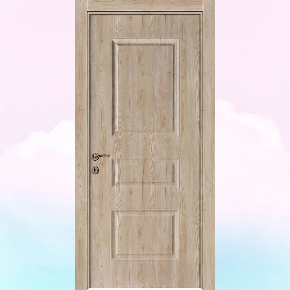 Üç Göbekli Melamin Kapı-Meşe