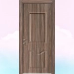 İki Göbek Çizgili Marmara Ceviz Melamin Kapı