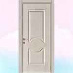 Oval Göbekli İris Melamin Kapı