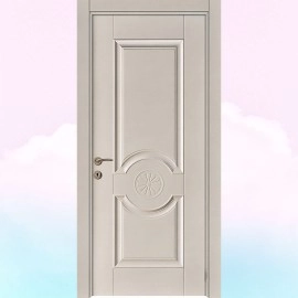 Oval Göbekli İris Melamin Kapı